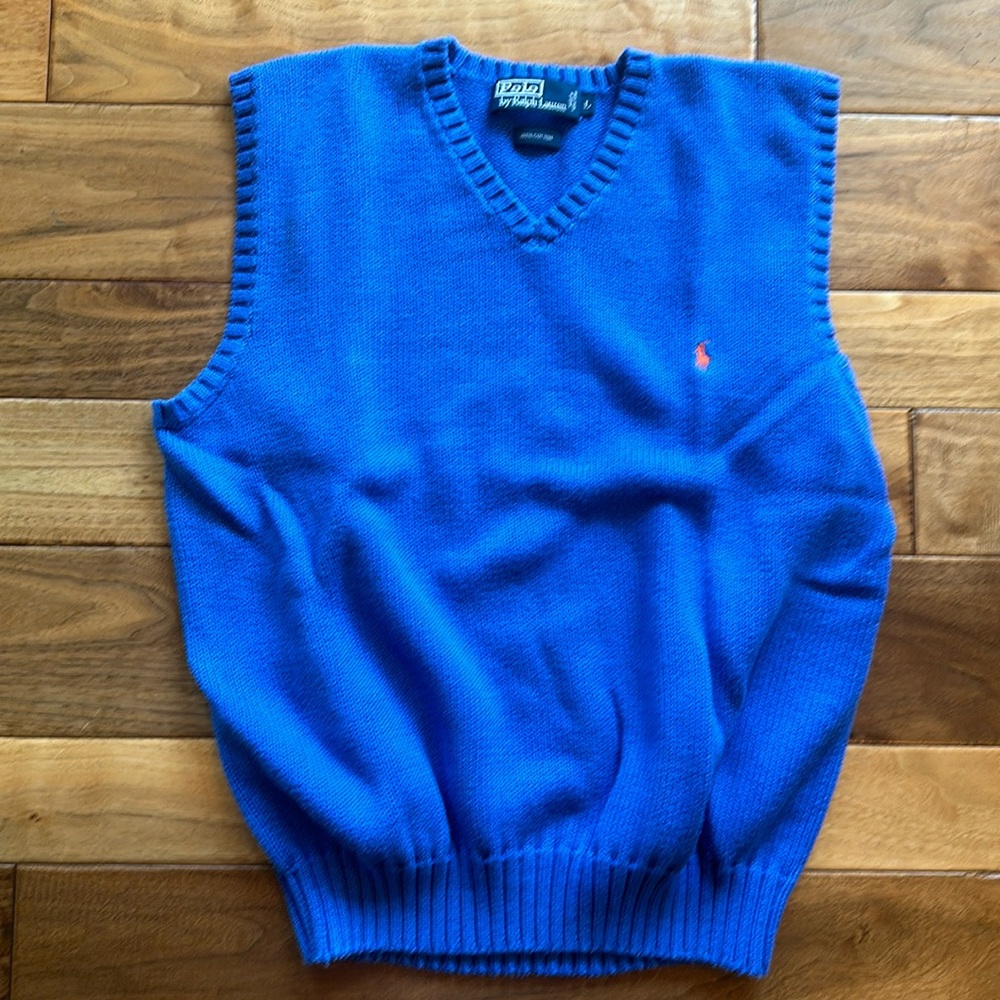 Vtg polo Ralph Lauren cotton vest.